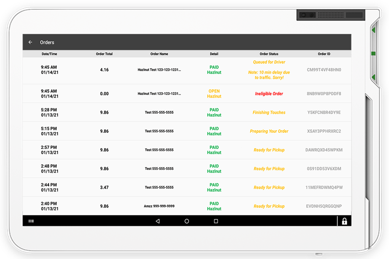 Hazlnut Online Ordering (Clover)