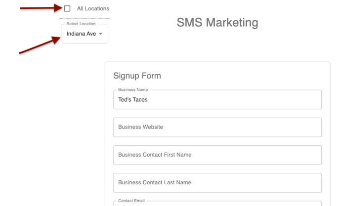signup
